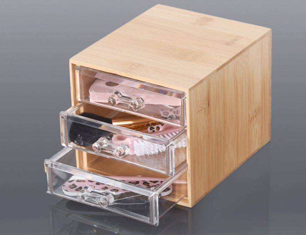 Organizers & Θήκες Τακτοποίησης Make Up Organiser Eleganza Ps W Bamboo Cy4654940