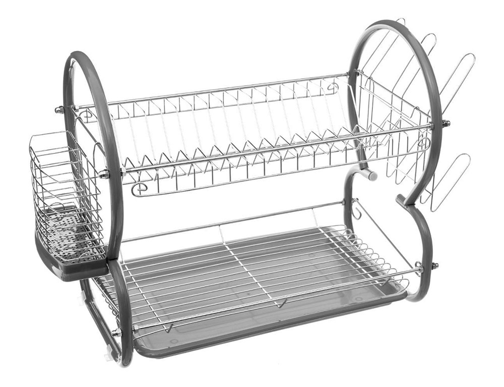 Οργάνωση Νεροχύτη Metal + Plastic Dish Rack Five 146478