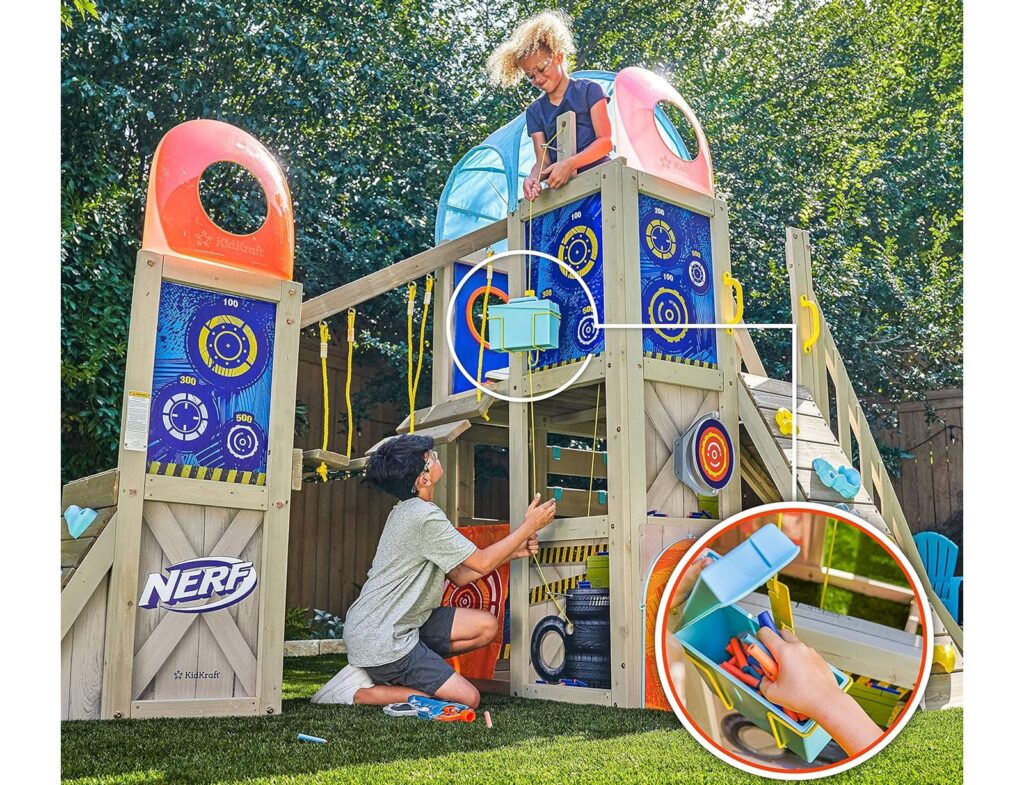 Παιδικό Δωμάτιο & Διακόσμηση Playhouse Kidkraft Nerf Command Base Battle Fort 4