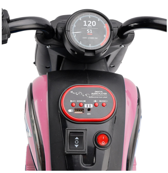 Παιδικό ηλεκτροκίνητο τρίκυκλο scooter - BJQ-818 - 701113 - Blue