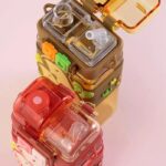 Παιδικό παγούρι πλαστικό με καλαμάκι - 650ml - 722474 - Brown