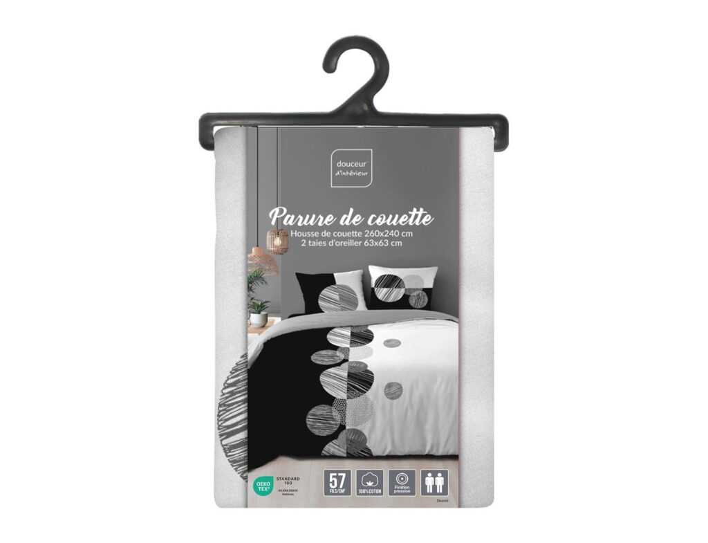 Παπλωματοθήκες & Κλινοσκεπάσματα 3 Pieces Bedding Set 260 X 240 Cm Allover Print 57