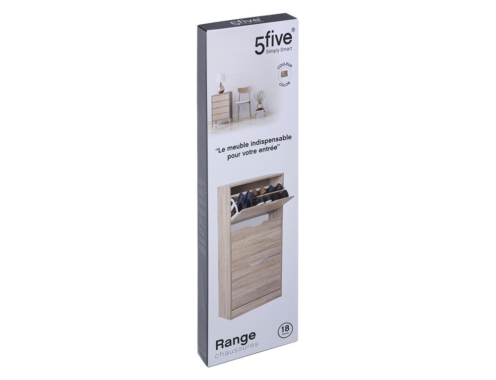 Παπουτσοθήκες Wood Shoe Rack 3Drw White 18P Five 160392C