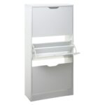 Παπουτσοθήκες Wood Shoe Rack 3Drw White 18P Five 160392C