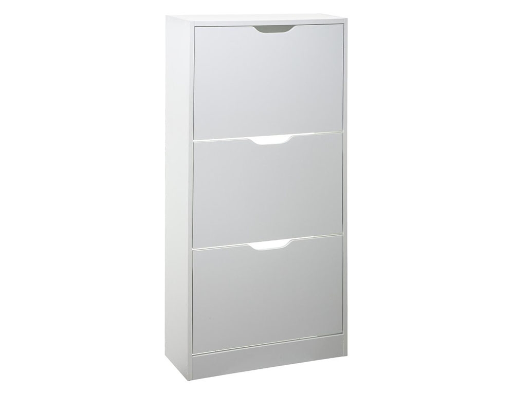 Παπουτσοθήκες Wood Shoe Rack 3Drw White 18P Five 160392C