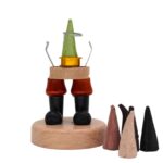 Παραδοσιακοί Ξύλινοι Smokers Smoke Figure Wood 7X15X6Cm (10040744) 30107-14