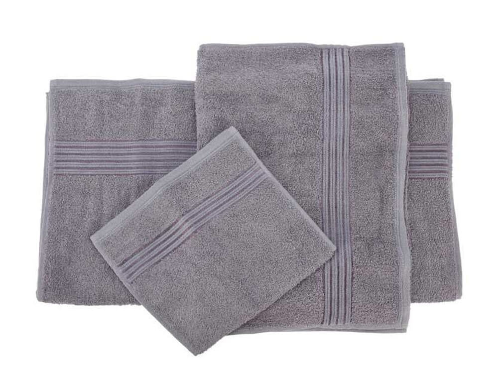 Πετσέτες Μπάνιου Towel Set Of 3Pcs Lavender Hd1001260