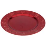 Πιάτα - Σετ Δείπνου/Καφέ Pres Plate Snowflake Red 33Cm 183454Rg