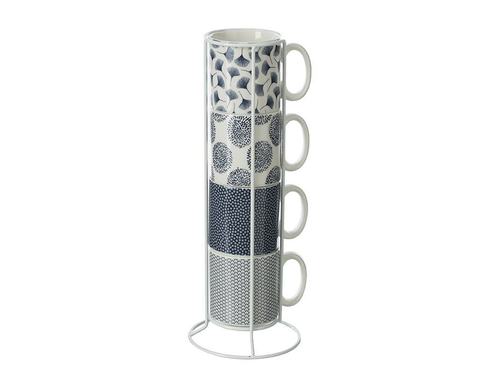 Ποτήρια, Κούπες & Κανάτες Rack 4 Mugs M Japan 26Cl 154550