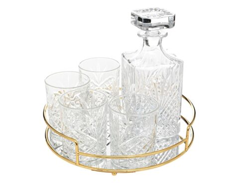 Ποτήρια, Κούπες & Κανάτες Whisky Carafe Set Automne 6Pcs