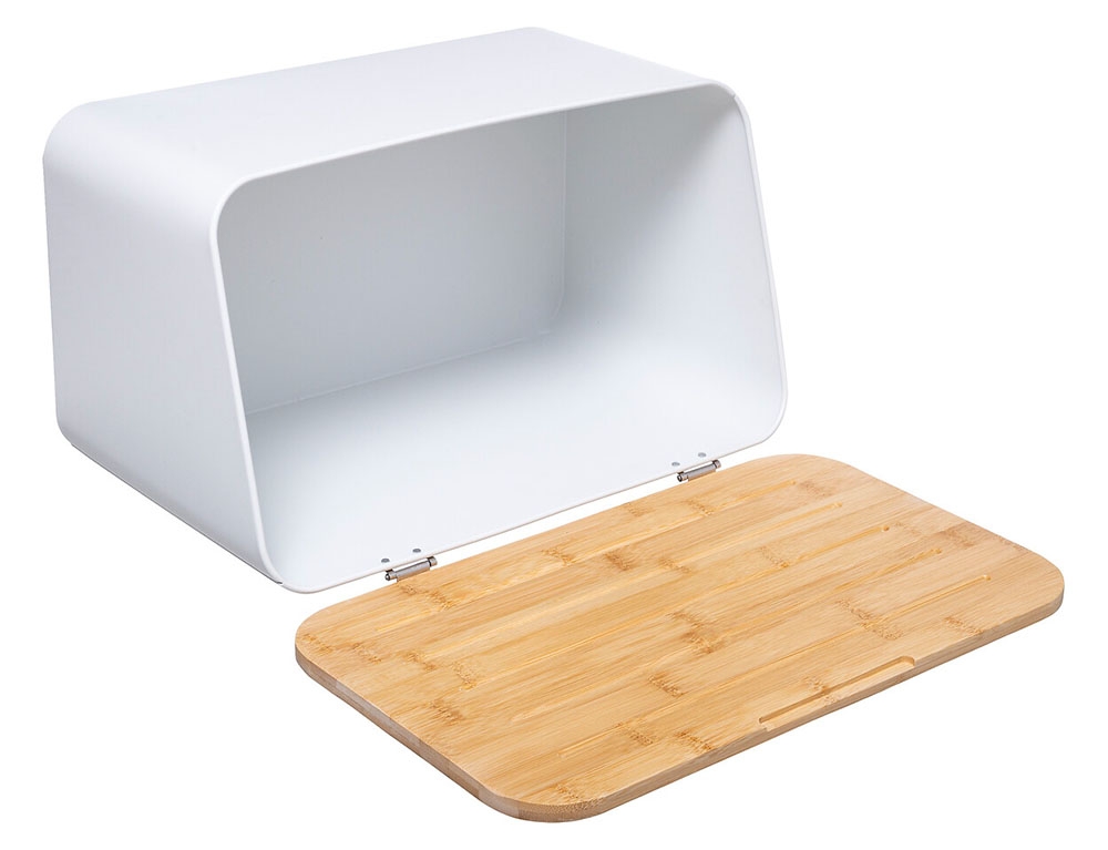 Ψωμιέρες Bread Box Iron+Bam Wht Mc Five 151193A
