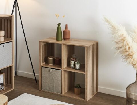 Ραφιέρες & Αποθηκευτικά Κουτιά Rangement Modulable 4 Cases Klaus M1 Hd0241Fs