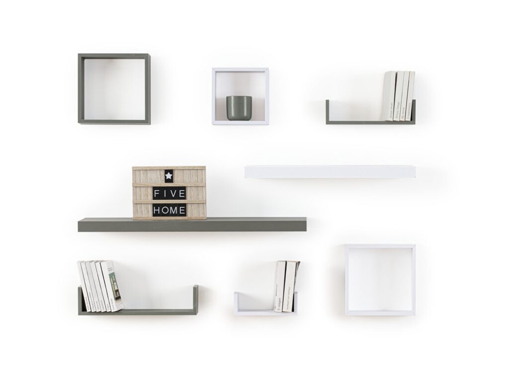 Ραφιέρες/Ράφια Τοίχου Wall Shelf 80Cm Black 138954A