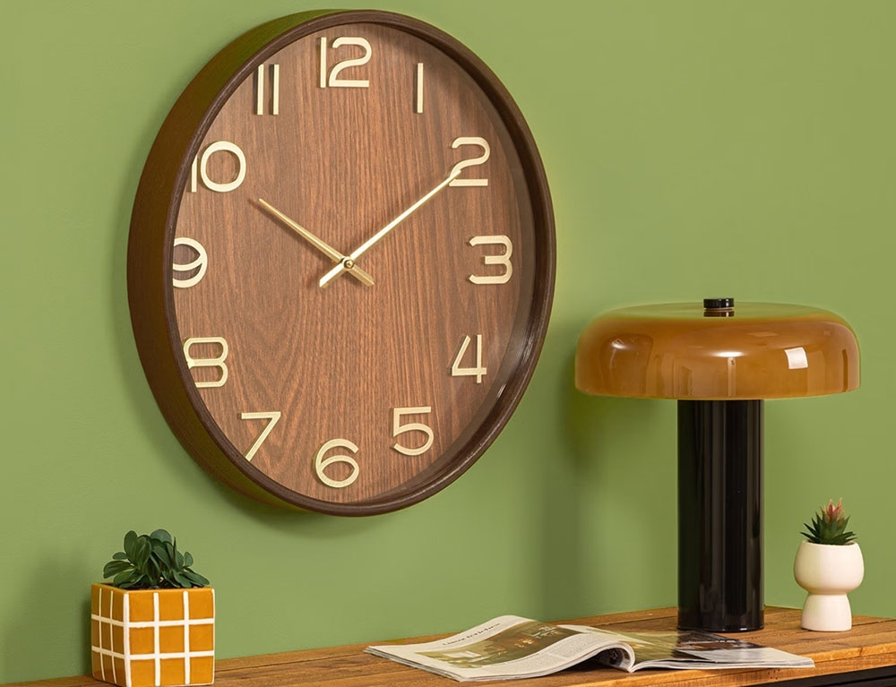 Ρολόγια Εσωτερικού Χώρου Horloge Bois Ivana Mar D38