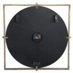 Ρολόγια Εσωτερικού Χώρου Ptmd Wall Clock Oxxo Gold-Coloured/Black 53 Cm