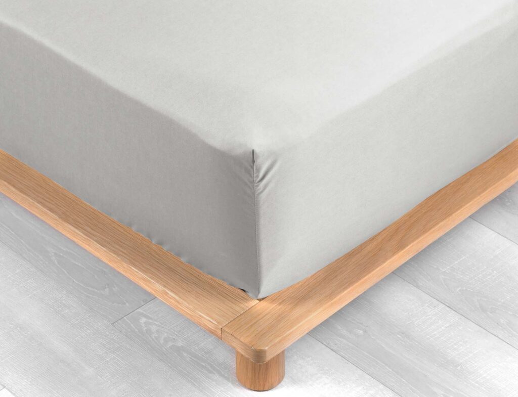 Σεντόνι Percaline  Douceur D'intérieur - Λάστιχο - 160X200Cm - Λευκό
