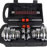 Σετ αλτήρες γυμναστικής με μπάρα - 20kg - 556646