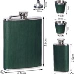 Σετ φλασκί ποτού με ποτήρια - JH-4 - 270799 - Green