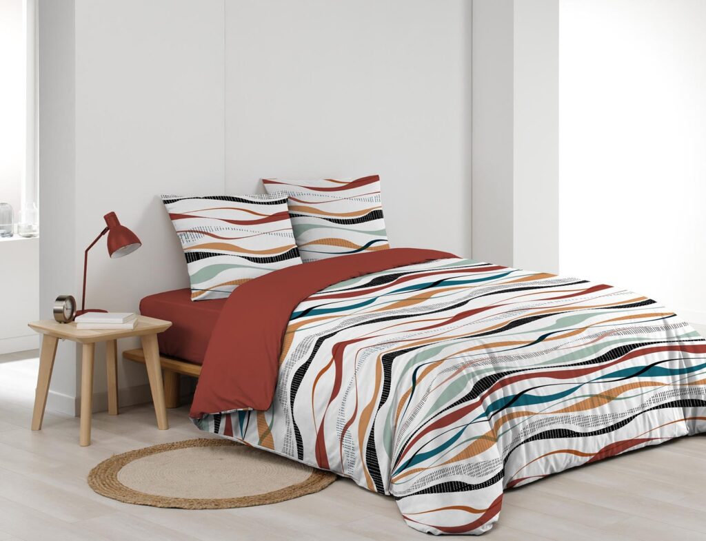 Σετ Παπλωματοθήκη-Μαξιλαροθήκη Douceur D'intérieur - 220X240Cm - 3 Τμχ