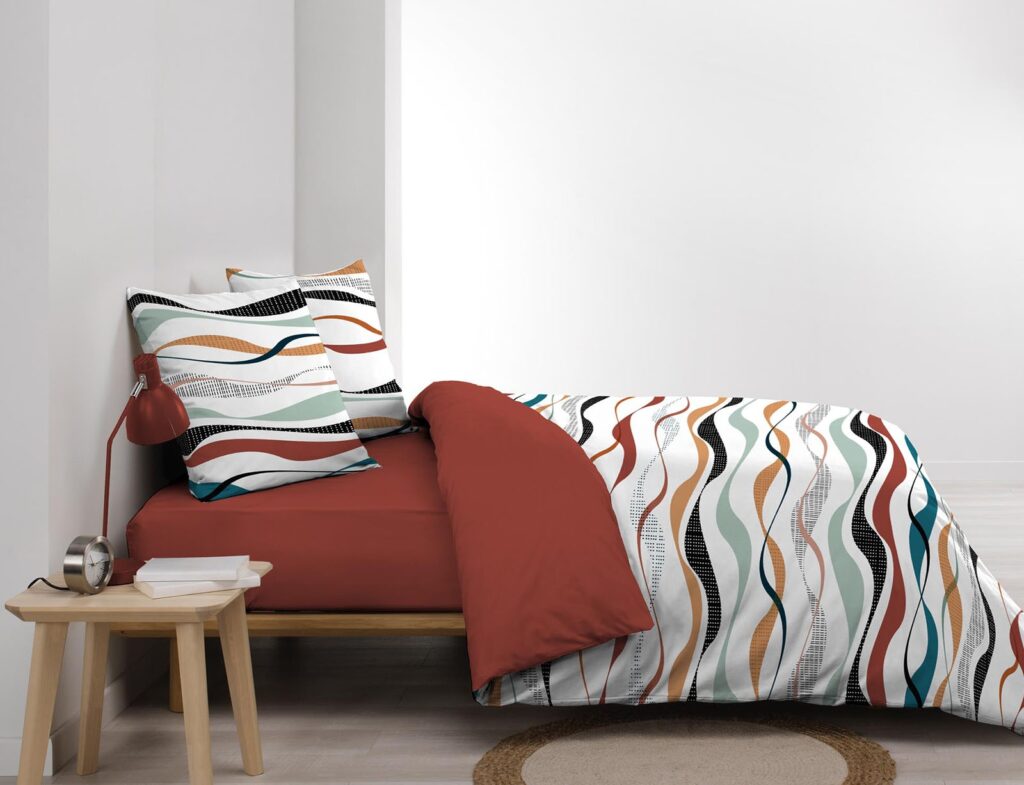 Σετ Παπλωματοθήκη-Μαξιλαροθήκη Douceur D'intérieur - 220X240Cm - 3 Τμχ