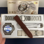 Σετ Smartwatch με 3 λουράκια - Z83 MAX - 880518 - Grey
