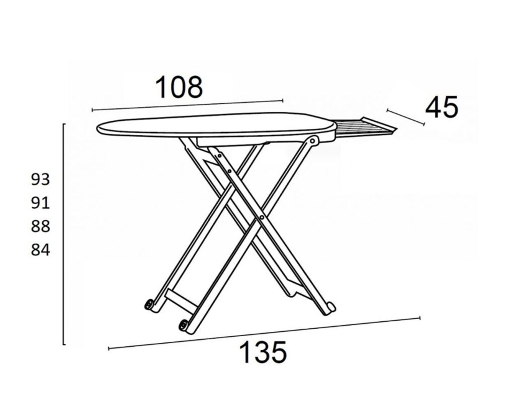 Σιδερώστρα Stirolight Arit - Cherry Wood