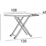 Σιδερώστρα Stirolight Arit - Cherry Wood