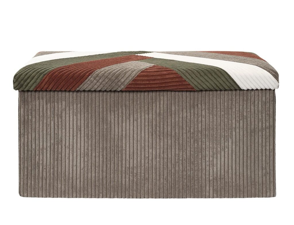 Σκαμπό & Πουφ Patchwork Folding Bench Box Scott Hd0551