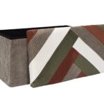 Σκαμπό & Πουφ Patchwork Folding Bench Box Scott Hd0551