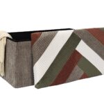 Σκαμπό & Πουφ Patchwork Folding Bench Box Scott Hd0551