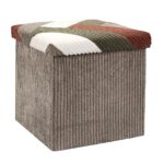 Σκαμπό & Πουφ Patchwork Folding Pouffe Box Cotele Scott Hd0550