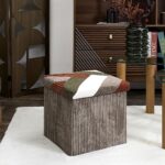 Σκαμπό & Πουφ Patchwork Folding Pouffe Box Cotele Scott Hd0550