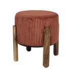 Σκαμπό & Πουφ Scott Side Stool Terracotta Hd0336