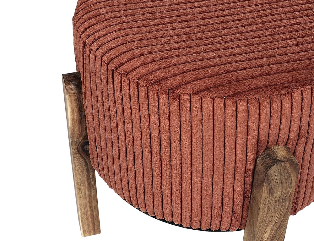 Σκαμπό & Πουφ Scott Side Stool Terracotta Hd0336