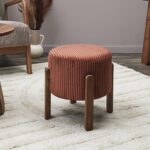 Σκαμπό & Πουφ Scott Side Stool Terracotta Hd0336