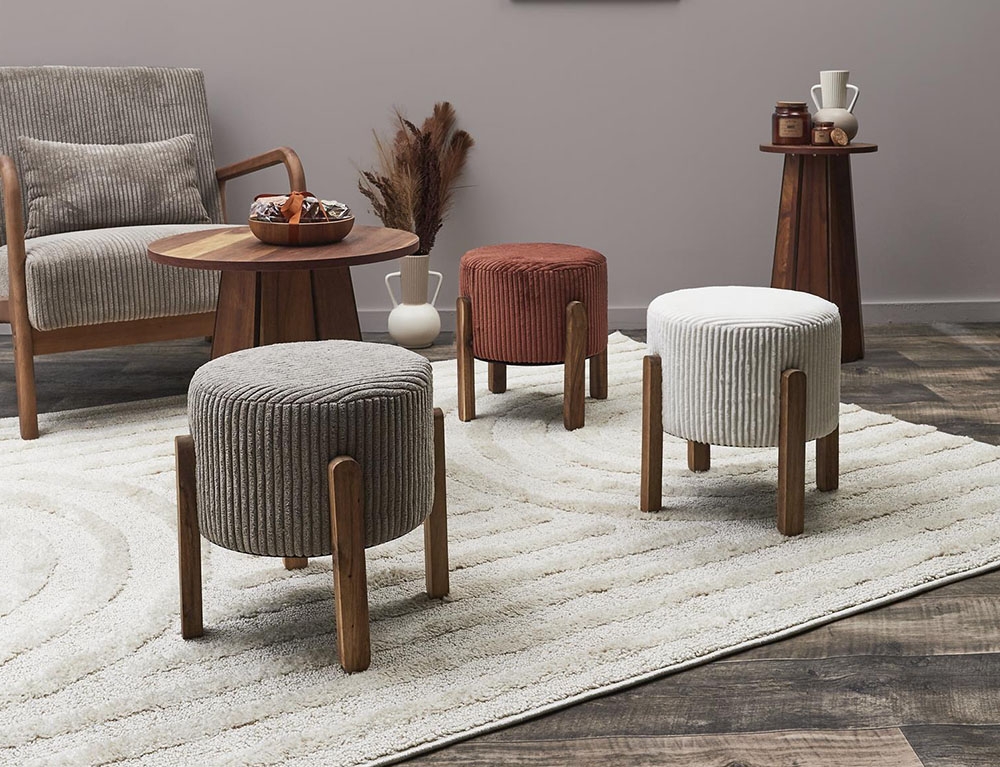 Σκαμπό & Πουφ Scott Side Stool Terracotta Hd0336