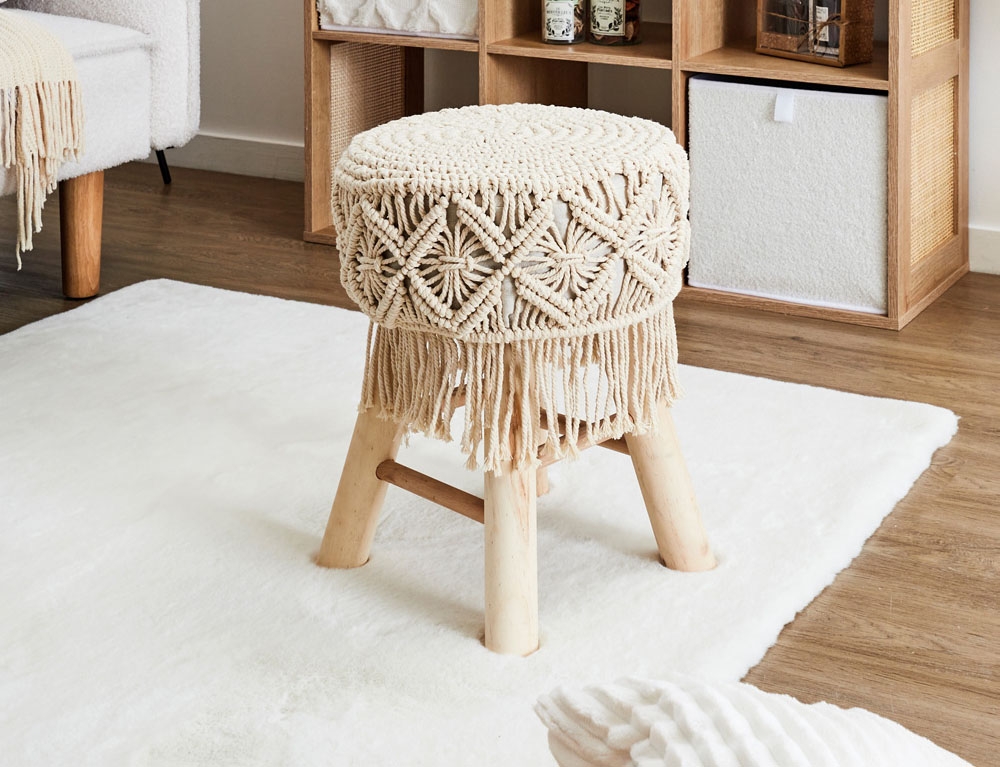 Σκαμπό & Πουφ Tabouret Boho M1 Hd0170