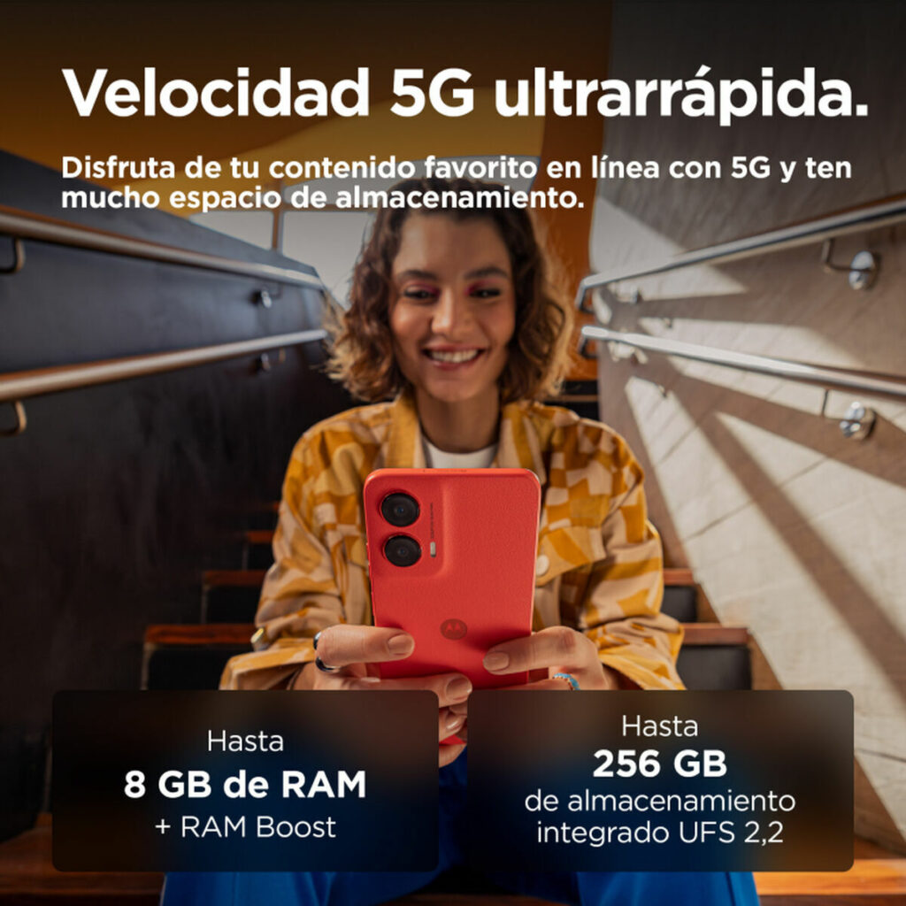 Smartphone Motorola G35       CORAL 8 GB RAM 256 GB 6,72" Unisoc Κόκκινο
