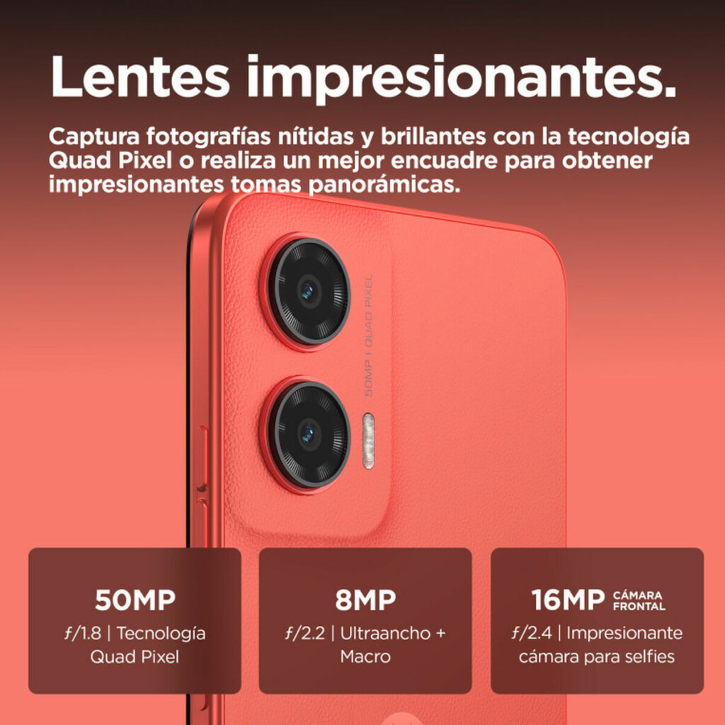 Smartphone Motorola G35       CORAL 8 GB RAM 256 GB 6,72" Unisoc Κόκκινο