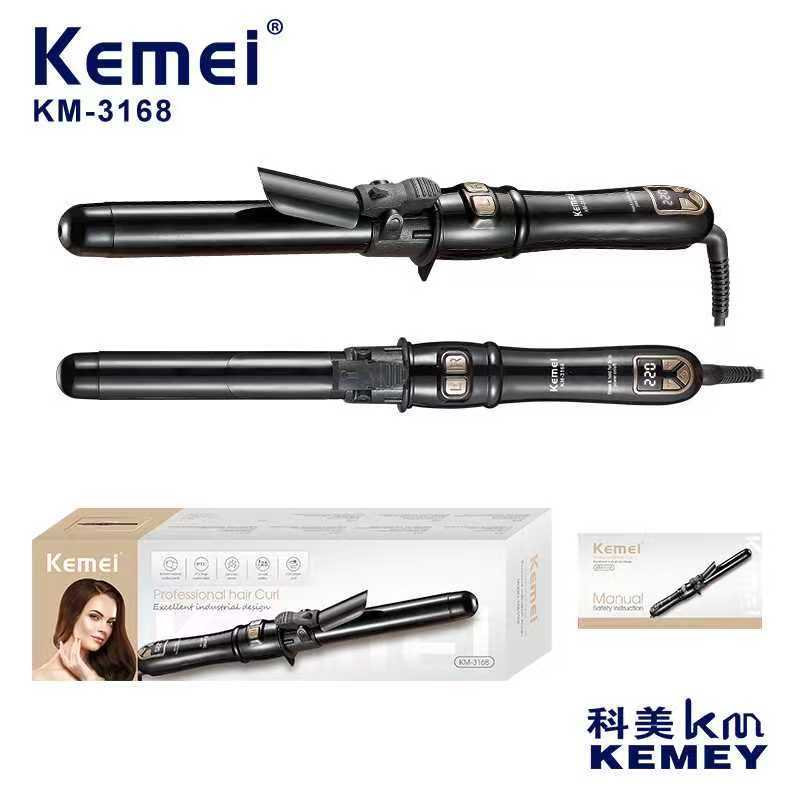 Συσκευή για μπούκλες περιστρεφόμενη - KM-3168 - Kemei