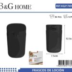 Θήκες κρεμοσάπουνου Dispenser πλαστικές - Σετ 5pcs - Black - 21769