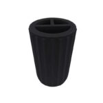 Θήκες οδοντόβουρτσας πλαστικές σε σετ 5Χ - Black - 21776