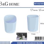 Θήκες οδοντόβουρτσας πλαστικές σε σετ 5Χ - Light Blue - 21663