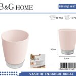 Θήκες οδοντόβουρτσας πλαστικές σε σετ 5Χ - Light Pink - 21657