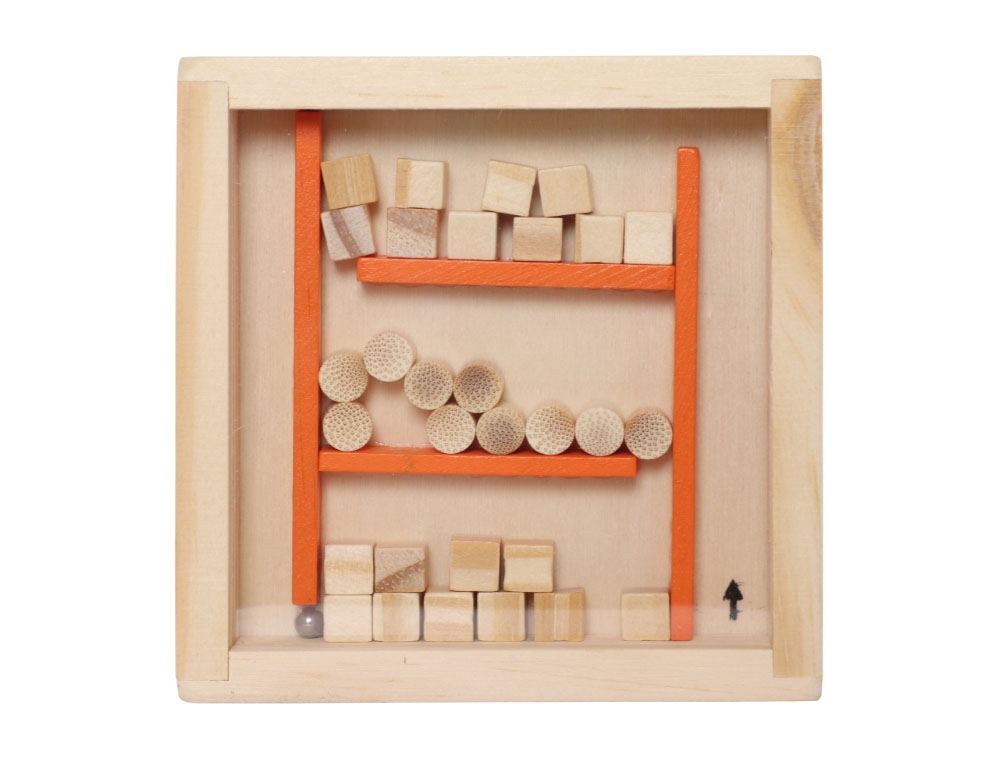 Το Θυμάσαι; (Παιχνίδια Ρετρό Από Τα Παλιά) Wooden Game Of Skill, Labyrinth, Made Of Wood, Ora