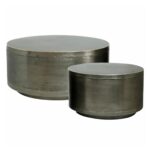 Τραπεζάκια Σαλονιού Ptmd Side Table Georgy Metal 80 Cm Set Of 2