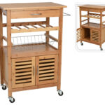 Τρόλεϊ Κουζίνας Kitchen Trolley Eh Bamboo Cp8400280