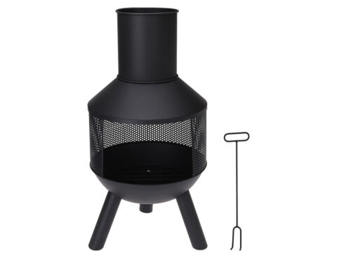 Τζακια Και Εστίες Φωτιάς Βεράντας - Κήπου Chimney Fireplace Metal H76Cm Cm7000220