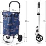 Υφασμάτινο καρότσι λαϊκής - ZZ602 - 981294 - Black