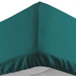 Υπέρδιπλο Κατωσέντονο Lina Douceur D'intérieur - Λάστιχο - 160X200Cm - Πετρόλ